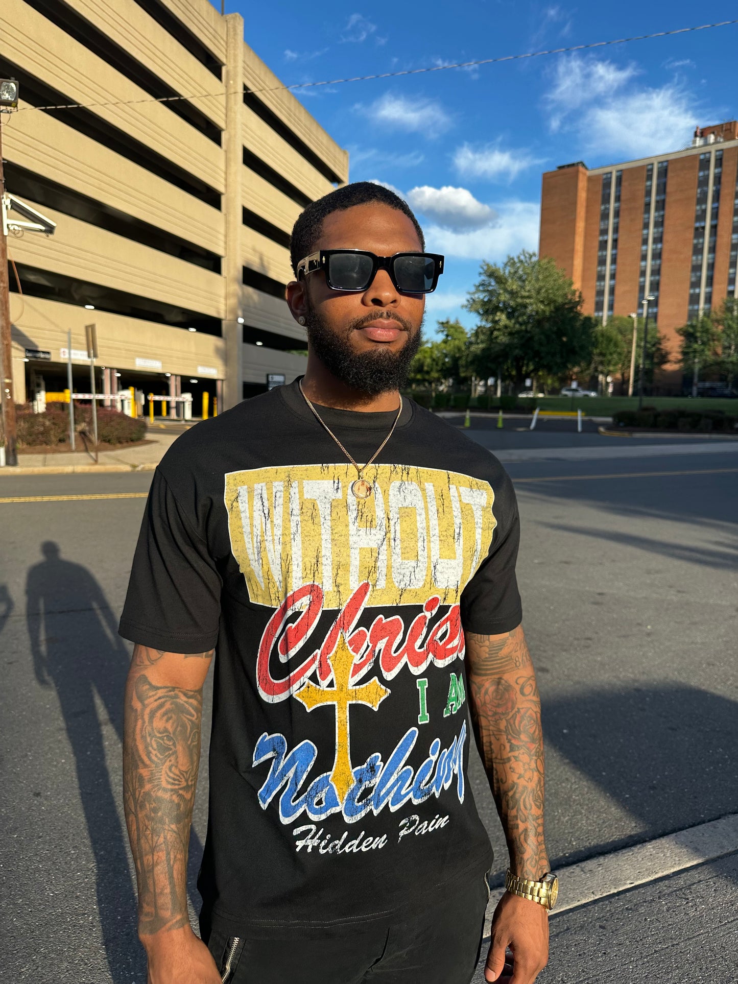 “WITHOUT CHRIST” TEE