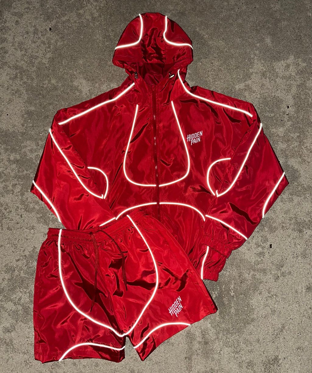 “RED” WINDBREAKER SET