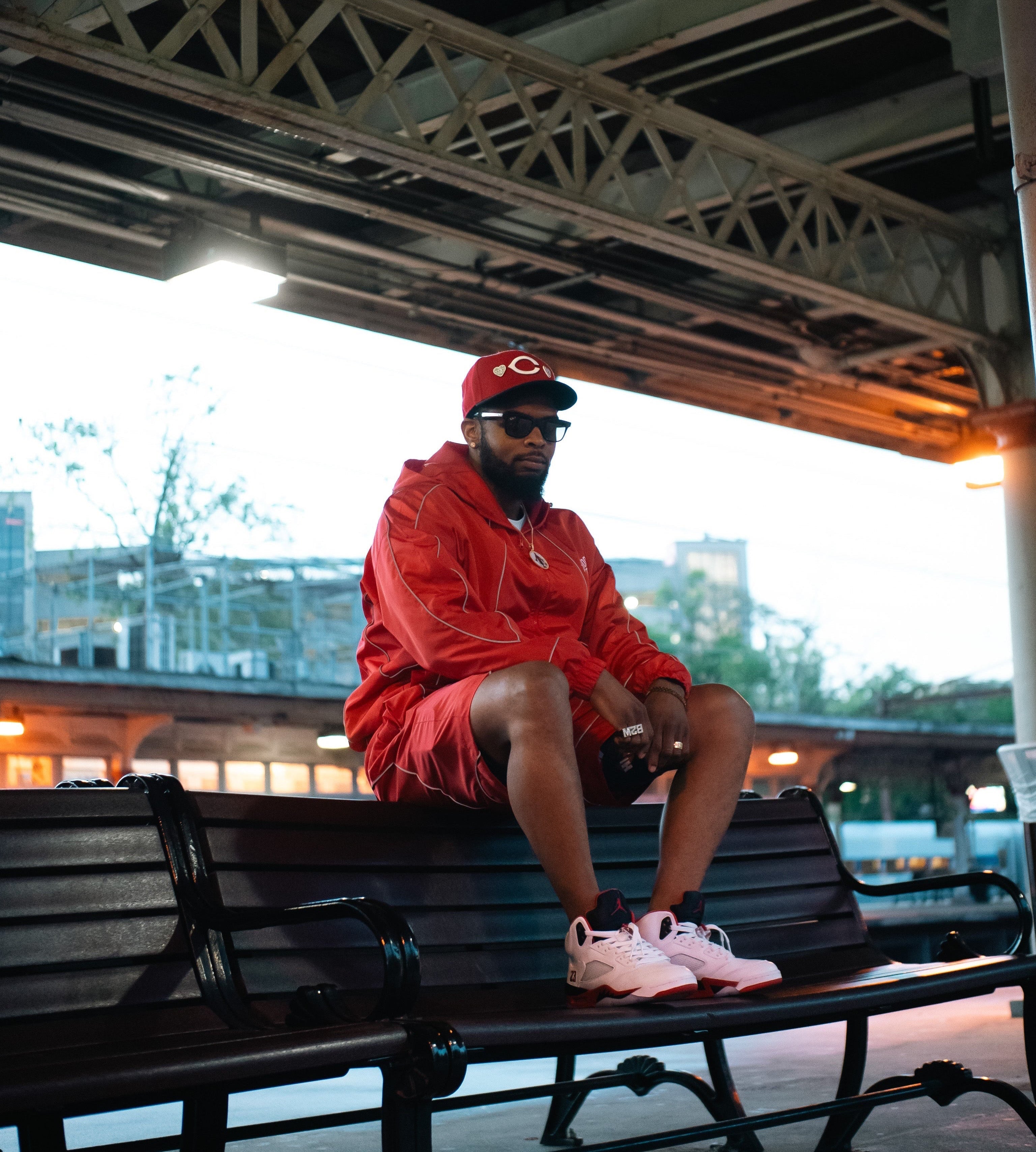 “RED” WINDBREAKER SET